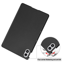Étui pour Xiaomi Redmi Pad 2 Pro 12,1 pouces, coque rigide de protection intelligente en cuir PU, support pliable à trois volets, housse de tablette