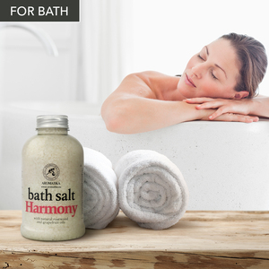 Aromatika Harmony - Cristales de Sal Marina Natural para Baño y Uso Corporal, 600 g, con Aceites Energizantes de Pomelo y Rosa - Product Image 3