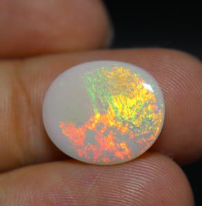 Ópalo Australiano Cabujón, Ópalo Australiano Natural Multifuego, Ópalo Sólido, Gema Suelta para Joyería - Product Image 3