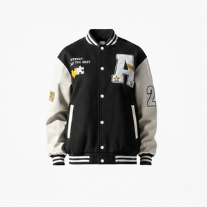 Chaquetas Universitarias Personalizadas al por Mayor |   Chaqueta Universitaria Unisex Estilo Letterman OEM - Product Image 1