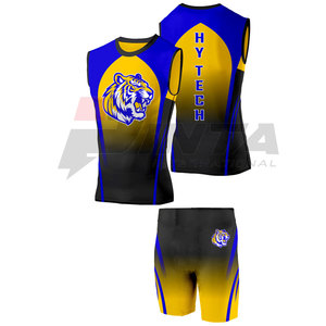 Uniforme de pista de impresión personalizado 2025, venta al por mayor, conjuntos para correr, ropa deportiva, uniforme de pista y campo - Product Image 2