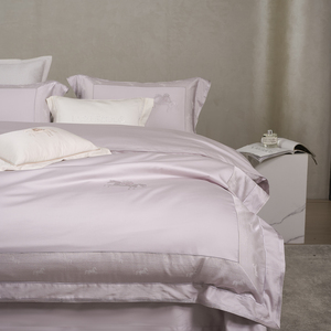 Parure de lit de luxe en coton brodé motif cheval, 4 pièces, en coton soyeux haute densité, housse de <span class=keywords><strong>couette</strong></span>, qualité hôtelière, pour lits King et Queen - Product Image 5