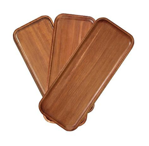 Bandeja de servicio de madera de diseño popular para cocina, sala de estar, bandeja decorativa Rectangular de madera para servir - Product Image 5