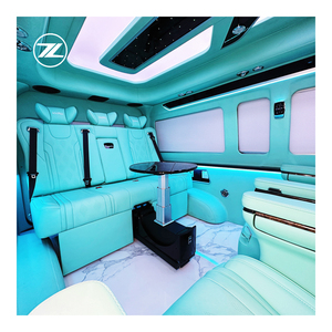 Furgone Hiace 2026 a 7 Posti, Automatico, Benzina, Guida a Sinistra, con Partizione Completa e Interni Executive <span class=keywords><strong>Blu</strong></span> - Product Image 1