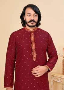 Vente en gros de pyjama kurta pour mariage et mariage pour homme Shalwar kameez Beautiful Kurta Stylish Designs Summer Factory Outfits - Product Image 4