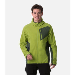 Vestes de randonnée softshell imperméables personnalisées pour hommes, légères, coupe-vent, avec plusieurs poches zippées - Product Image 4