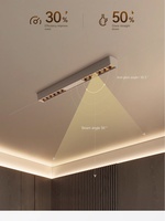 Lampe LED moderne pour salon, spot anti-éblouissement à montage en surface, corps en aluminium, IP20, CRI95, 3000K-6000K, angle de faisceau 50°, 30000