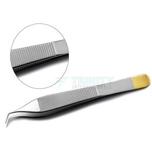 Pinzas de Acero Inoxidable Alemanas para Apósitos, Instrumentos Quirúrgicos de Alta Calidad, Pinzas para Apósitos en Venta - Product Image 3