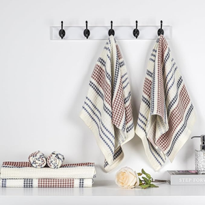 Fabrication en usine de serviettes de bain de luxe à séchage rapide, taille personnalisée, ensembles de serviettes de bain 100% coton, couleur unie avec logo - Product Image 6