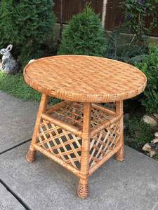 Fabriqué à la main au design luxueux, table d'appoint en rotin pour le salon, décoration personnalisée et élégante au meilleur prix - Product Image 6
