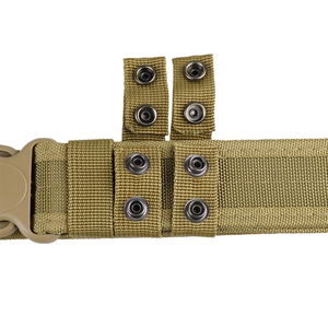 Por encargo de nylon poliéster hebilla de plástico al aire libre logotipo personalizado ajustable deber cinturón táctico negro cinturones de seguridad de liberación rápida - Product Image 5