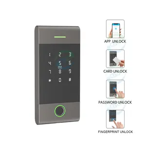 TTlock parmak izi erişim kontrolü tuş tlock Wifi dijital biyometrik parmak izi erişim kontrolü akıllı kapı kilidi sistemi