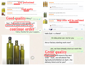 زجاجة فارغة مستديرة خضراء داكنة 0.5-1 لأداة مطبخ مع بلاستيك - Product Image 5