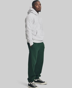 Sweat à capuche à tissage inversé pour hommes, point contrasté personnalisé, conception réversible en molleton de coton - Product Image 6