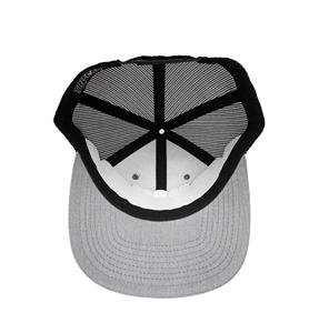 Chapeaux de camionneur d'extérieur fabriqués par des OEM de haute qualité, unis, avec broderie/impression personnalisées, logo, maille en toile chinée/maille noire - Product Image 6