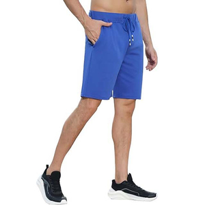 Pantalones cortos informales ligeros para hombre superventas 100% algodón transpirable y cintura elástica logotipo personalizado patrón sólido - Product Image 4
