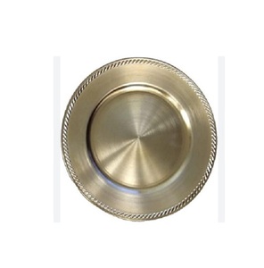 Ensemble d'assiettes de présentation en gros, assiettes en or pour la décoration de fête de mariage, assiette de présentation en laiton fabriquée à la main pour la nourriture - Product Image 3