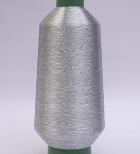 30 Denier ไนลอน zari เงิน100กรัมสำหรับ Lurex เส้นด้ายถักความดื้อรั้นสูง Jari สำหรับถักด้วยมือเย็บและเย็บปักถักร้อย - Product Image 3