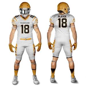 Personnalisable Grande Taille Hommes Football Américain Uniforme Respirant Nouveau Design Chemises avec Service OEM - Product Image 1