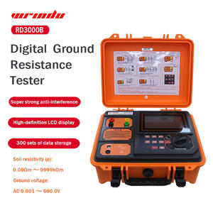 Wrindu, el mejor equipo para resistencia a la tierra y prueba de resistividad del suelo, probador de resistencia a la tierra portátil - Product Image 2
