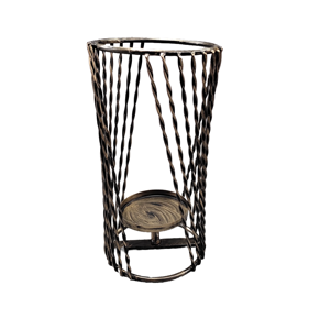 Handmade Durable Metal Wire Mesh Pillar <b>Holder</b> Vintage Iron <b>Candle</b> Stand Lanterns for Home <b>Garden</b> Decor Outdoor Christmas - Product Image 1