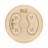 Matrice d'extrusion de pâtes en bronze de 63,5 mm de diamètre, Fusilli 9 mm A4 4P, pour diverses machines à pâtes