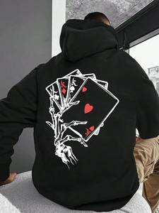 Sudadera con capucha de gran tamaño para hombre de alta calidad unisex, sudadera de algodón con logotipo personalizado, suministro ODM en blanco de peso pesado - Product Image 6