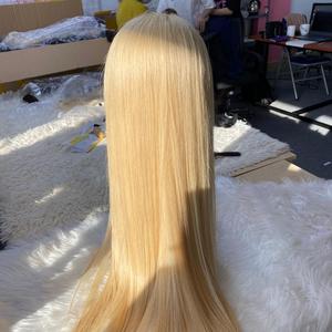 Peluca de Cabello 100% virgen y Remy vietnamita, extensiones de cabello humano, hueso recto, 30 - 40 pulgadas, Rubio para mujeres negras - Product Image 4