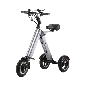 รถสามล้อไฟฟ้าพับได้ น้ำหนักเบา พกพาสะดวก 36v มอเตอร์ไร้แปรงถ่าน โครงอะลูมิเนียมอัลลอยด์ สกู๊ตเตอร์ 3 ล้อ แบตเตอรี่ลิเธียม ตัวถังเปิด - Product Image 2