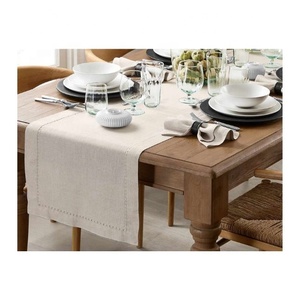 Hot Sale Customized Beautiful Tree Three-dimensional Embroidered Classic Style Waterproof Revers Heat Resistant <b>Table</b> <b>Runner</b> Set - Product Image 6