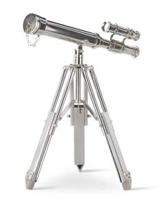 <b>Professional</b> Metal <b>Telescope</b> Durable Stainless Steel Optical Instrument Adjustable Lens Compact Portable Nautical Collector Use - Product Image 4