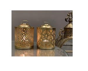 Exportador y proveedor de diseño creativo único de lujo de farol marroquí de metal hecho a mano indio tradicional pequeño farol marroquí - Product Image 5