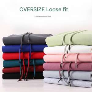 เสื้อฮู้ดคลาสสิคบุขนแกะสำหรับฤดูหนาว ทรงหลวม ใส่ได้ทั้งชายหญิง เสื้อคู่รัก เสื้อกันหนาวแบบมีฮู้ดสั่งทำพิเศษ - Product Image 4