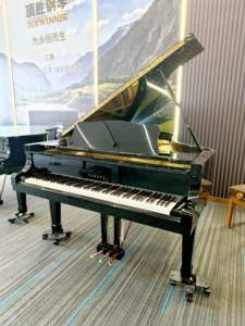 Piano de cola Yamaha C7B negro de alta calidad, piano digital electrónico estilo piano de cola, piano de concierto, baby grand - Product Image 2