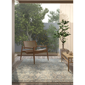 พรมขนสัตว์ลายเออร์เบ แอ็บสแตรคท์ ขนาด 9x12 สีเทาและสีดำ ทอมือแบบแบน สำหรับใช้ในบ้าน-PKWL-5108 - Product Image 5