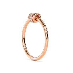 Elegante Anillo de Oro Rosa con Diamante Cultivado en Laboratorio con Corte Marquesa para Hombre, Joyería Única y Brillante, Perfecto para Regalos de Amor o Uso Diario - Product Image 2