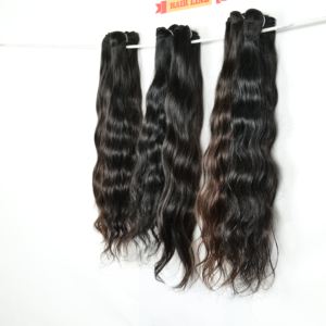 ผมต่อแบบ Remy จากอินเดียสำหรับต่อ100% ผม Remy ลอนลึกธรรมชาติแบบหลวมผมลอนแท้สีดำเป็นลอน - Product Image 2