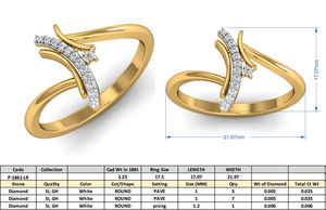 Bague en laiton plaqué or 18 carats faite à la main avec pierres précieuses en zircon bijoux délicats exclusifs pour femmes bague de proposition délicate à la mode - Product Image 4