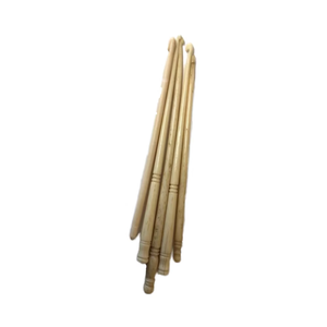 Aiguilles à tricoter en os naturel polies, modernes, portables, faites à la main, sur mesure, pour le tufting et le crochet, écologiques, par TIMELESS CRAFT - Product Image 1