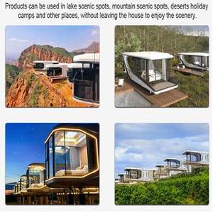 Casa Modular Inteligente Todo en Uno, Casa de Ciencia Ficción, Cápsula Espacial, Hotel Cápsula de Aleación, Cápsula Estelar para Acampar - Product Image 3