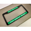 Marcos de Matrícula de Plástico Estándar para Automóviles LED, Cubierta para Placa de Matrícula con Nombre y Número - Product Image 5