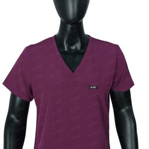 Blaze combat porter Premium personnalisé soins de santé gommages uniformes ensembles infirmière manches courtes uniformes hospitaliers sergé tissu unisexe pour - Product Image 1
