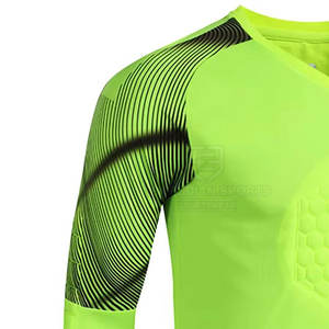 Camiseta de Portero de Fútbol Más Vendida, de Alta Calidad, para Hombre, 100% Poliéster, Ligera, de Secado Rápido, Transpirable, Personalizable, Deportiva - Product Image 5