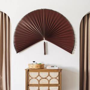 Ventilateur mural pliant en bambou naturel Extra Large fait à la main Design traditionnel Décoration de la maison King Craft du Vietnam - Product Image 5