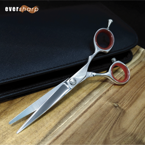 Tijeras profesionales japonesas de acero inoxidable para el cabello, hoja recta VG10 de 5,75 \ "con punta roma, mango de cerámica, juego de corte de cabello - Product Image 6