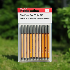 Paquete de 10 Bolígrafos de Punta Fina STABILO 'Point 88' para Escritura y Corrección - Product Image 3