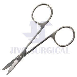 Ventas calientes Spencer Stitch Scissors 4,5 \ "Instrumento manual delicado con gancho de extracción de sutura Aprobado por CE - Product Image 3
