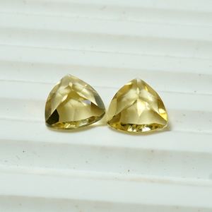 Labradorite jaune naturelle Pierres précieuses en vrac à facettes en forme de mélange-Trillion octogone rond taille calibrée - Product Image 1