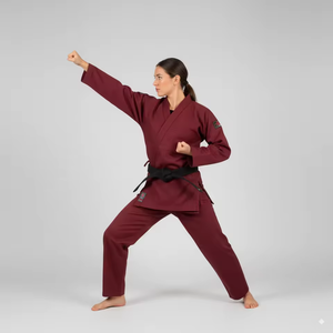 Conjuntos de Karate Personalizables para Adultos Unisex, 100% Algodón, Transpirables, Ligeros y Duraderos, Uniformes de Entrenamiento de Artes Marciales - Product Image 6