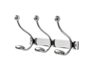 Crochets muraux en métal en aluminium de créateur accrochant argenté Cintres de décoration de fantaisie avec la conception moulée - Product Image 2